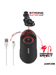 JAMYJOB GRAVITY MASTURBADOR VAGINA AUTOMATICO 5 MODOS DE EMPUJE Y EFECTO SONIDO