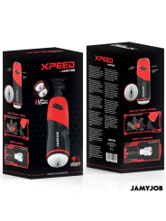 JAMYJOB XPEED MASTURBADOR VAGINA AUTOMATICO 5 MODOS DE EMPUJE Y EFECTO SONIDO