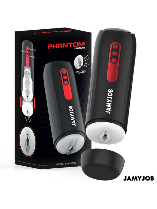 JAMYJOB PHANTOM MASTURBADOR VAGINA AUTOMTICO 5 MODOS ONDAS ESTIMULADORAS Y EMPUJE