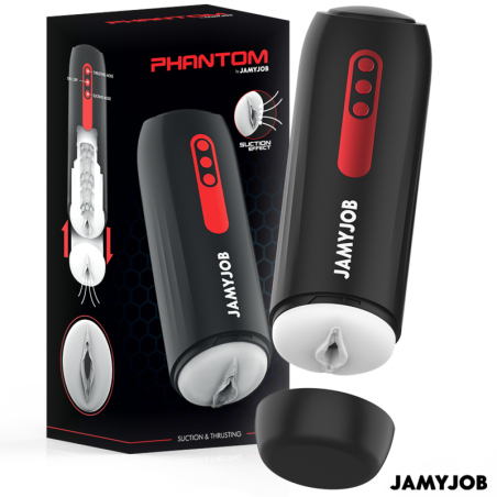 JAMYJOB PHANTOM MASTURBADOR VAGINA AUTOMTICO 5 MODOS ONDAS ESTIMULADORAS Y EMPUJE