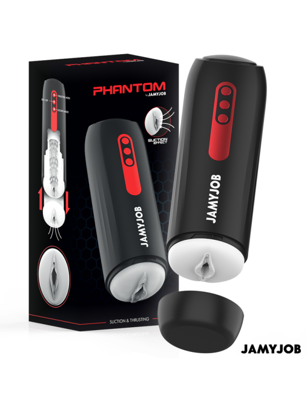 JAMYJOB PHANTOM MASTURBADOR VAGINA AUTOMTICO 5 MODOS ONDAS ESTIMULADORAS Y EMPUJE