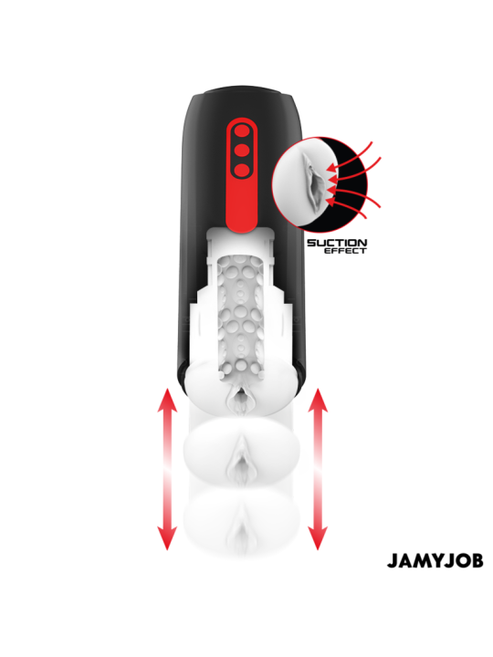 JAMYJOB PHANTOM MASTURBADOR VAGINA AUTOMTICO 5 MODOS ONDAS ESTIMULADORAS Y EMPUJE