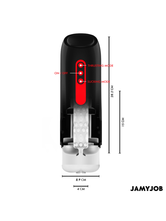 JAMYJOB PHANTOM MASTURBADOR VAGINA AUTOMTICO 5 MODOS ONDAS ESTIMULADORAS Y EMPUJE