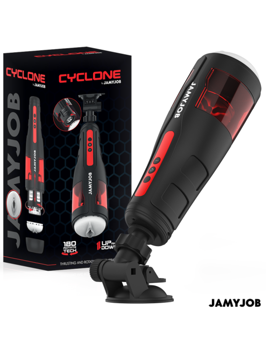 JAMYJOB CYCLONE MASTURBADOR VAGINA AUTOMATICO 10 MODOS ROTACION Y EMPUJE