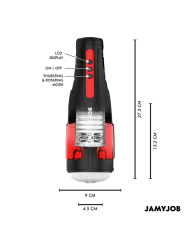 JAMYJOB CYCLONE MASTURBADOR VAGINA AUTOMATICO 10 MODOS ROTACION Y EMPUJE