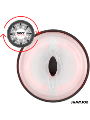 JAMYJOB CYCLONE MASTURBADOR VAGINA AUTOMATICO 10 MODOS ROTACION Y EMPUJE