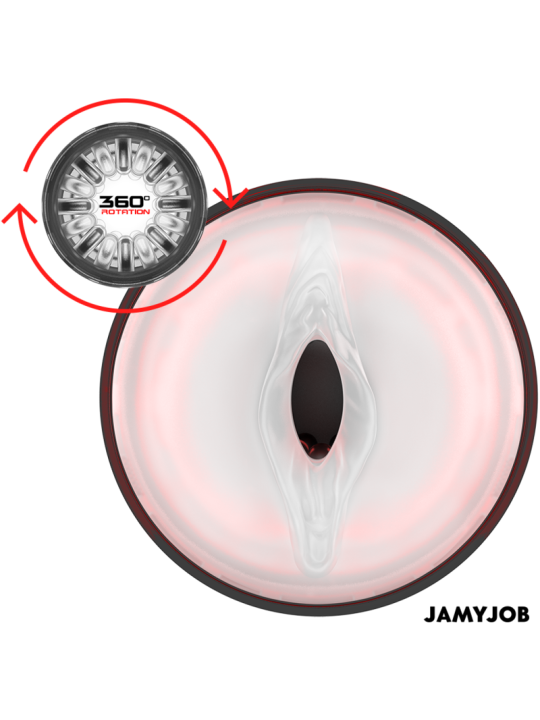 JAMYJOB CYCLONE MASTURBADOR VAGINA AUTOMATICO 10 MODOS ROTACION Y EMPUJE