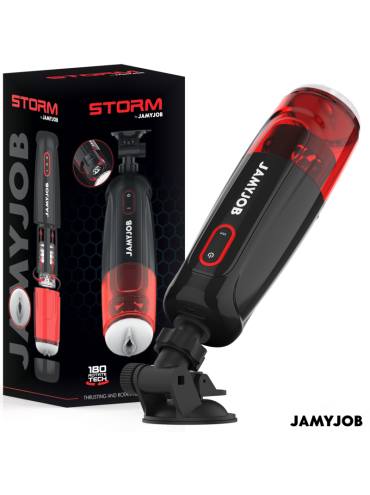 JAMYJOB STORM MASTURBADOR VAGINA AUTOMATICO 10 MODOS ROTACION Y EMPUJE