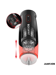 JAMYJOB STORM MASTURBADOR VAGINA AUTOMATICO 10 MODOS ROTACION Y EMPUJE
