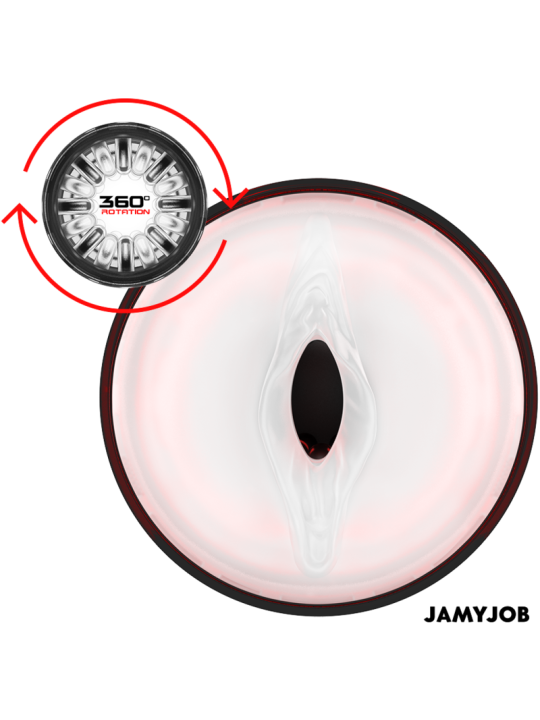 JAMYJOB STORM MASTURBADOR VAGINA AUTOMATICO 10 MODOS ROTACION Y EMPUJE