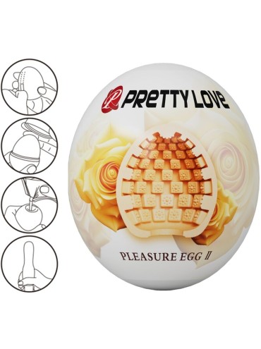 PRETTY LOVE MASTURBADOR MASCULINO HUEVO NATURAL