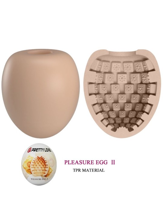 PRETTY LOVE MASTURBADOR MASCULINO HUEVO NATURAL