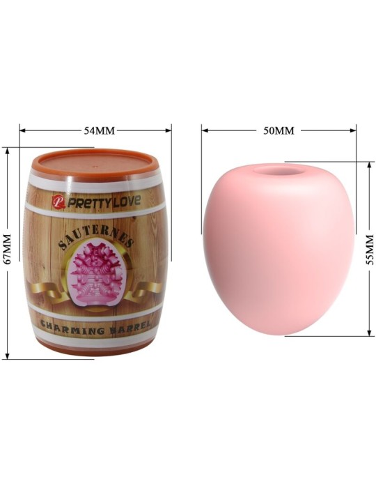 PRETTY LOVE MASTURBADOR MASCULINO HUEVO ROSA MODELO 2