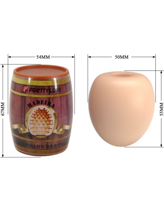 PRETTY LOVE MASTURBADOR MASCULINO HUEVO NATURAL MODELO 2