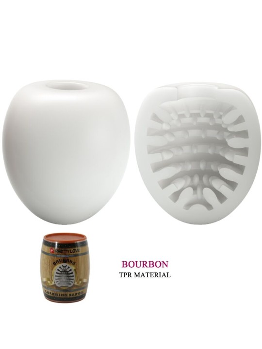 PRETTY LOVE MASTURBADOR MASCULINO HUEVO BLANCO MODELO 2