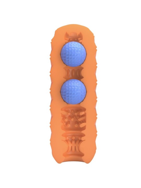 PRETTY LOVE TWIN BALLS MASTURBADOR MASCULINO NARANJA