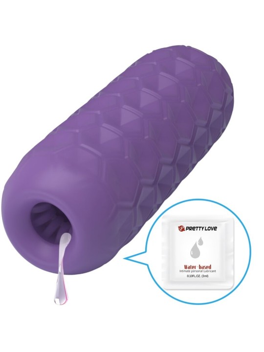 PRETTY LOVE TWIN BALLS MASTURBADOR MASCULINO MORADO