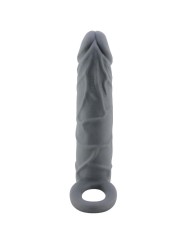 PRETTY LOVE FUNDA DE PENE DE PIEL REALISTICA GRIS OSCURO