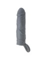 PRETTY LOVE FUNDA DE PENE DE PIEL REALISTICA GRIS OSCURO