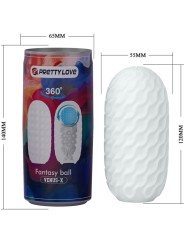 PRETTY LOVE VENUS X MASTURBADOR MASCULINO MODELO 2 BLANCO