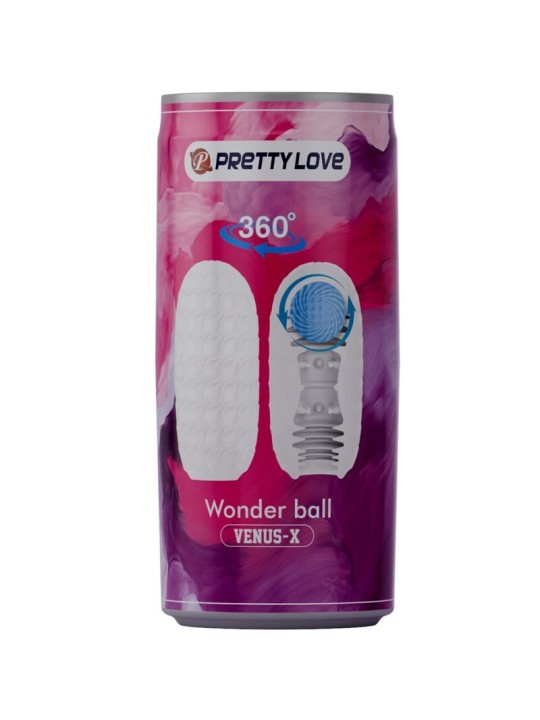 PRETTY LOVE VENUS X MASTURBADOR MASCULINO MODELO 3 BLANCO
