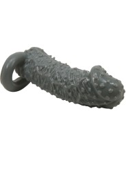 PRETTY LOVE FUNDA REALISTICA ALARGADORA Y RETARDANTE PARA PENE MODELO 2 GRIS