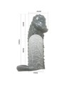 PRETTY LOVE FUNDA REALISTICA ALARGADORA Y RETARDANTE PARA PENE MODELO 2 GRIS