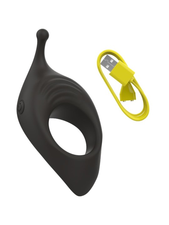 B SWISH BCHARMED RHYTHM INFINITE DELUXE ANILLO PARA PENE 15 VIBRACIONES NEGRO