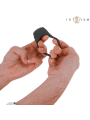 INTENSE CLOVER ANILLO VIBRADOR PENE 10 VIBRACIONES NEGRO