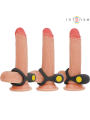 INTENSE ALEX ANILLO DOBLE VIBRADOR PENE 10 VIBRACIONES NEGRO