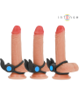 INTENSE SAM ANILLO DOBLE VIBRADOR PENE 10 VIBRACIONES NEGRO