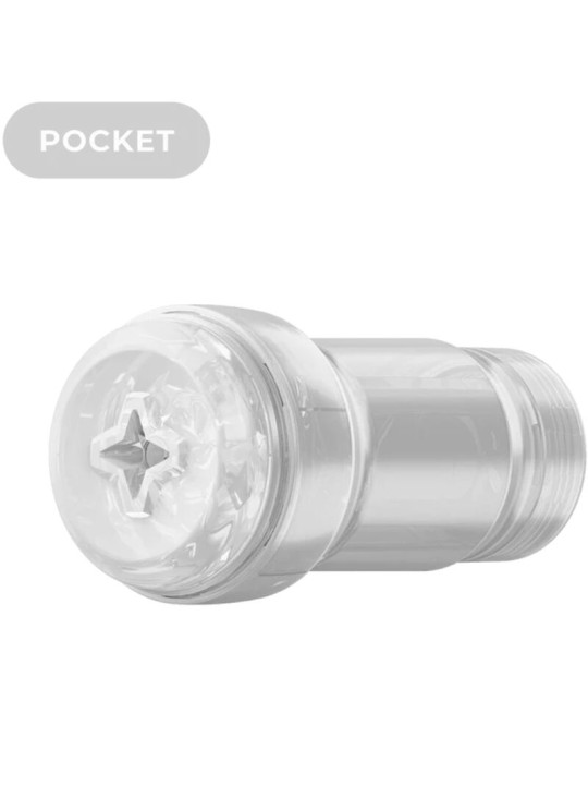 KIIROO FEEL POCKET STROKER CRYSTAL BY KIIROO TRANSPARENTE