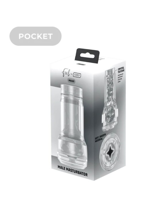 KIIROO FEEL POCKET STROKER CRYSTAL BY KIIROO TRANSPARENTE