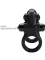 PRETTY LOVE PASSIONATE RING DOBLE ANILLO VIBRADOR ESTIMULADOR CLITORIS NEGRO