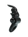 PRETTY LOVE EXCITING RING ANILLO VIBRADOR RABBIT 10 VIBRACIONES NEGRO