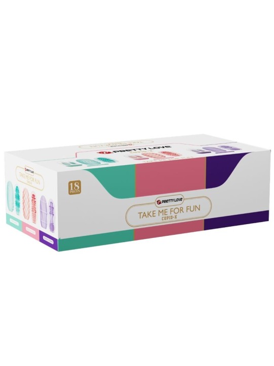 PRETTY LOVE CUPID X 18 MASTURBADORES MASCULINOS DIFERENTES TEXTURAS