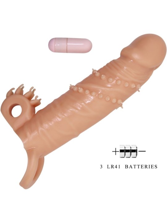 PRETTY LOVE CONNOR FUNDA PARA PENE ESTIMULADOR DE CLITORIS NATURAL