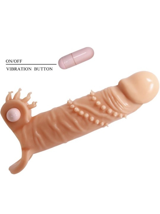 PRETTY LOVE CONNOR FUNDA PARA PENE ESTIMULADOR DE CLITORIS NATURAL