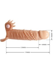 PRETTY LOVE CONNOR FUNDA PARA PENE ESTIMULADOR DE CLITORIS NATURAL
