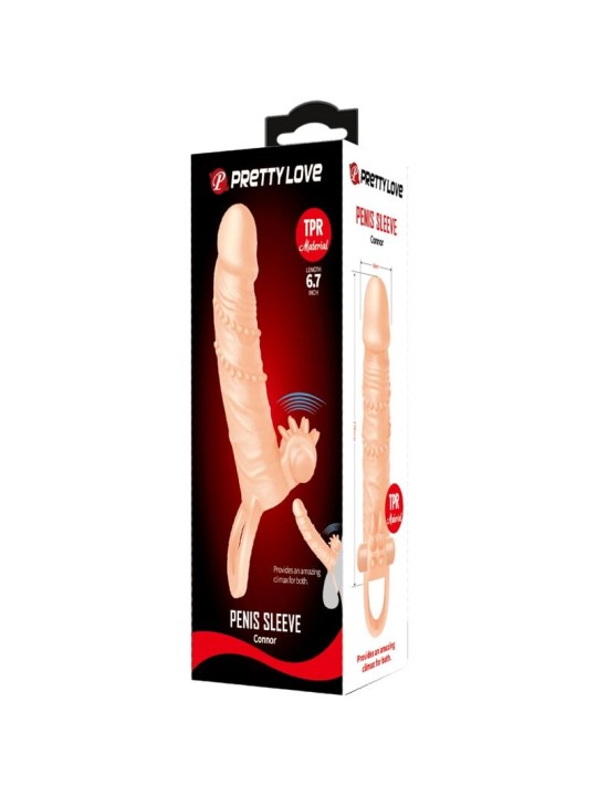 PRETTY LOVE CONNOR FUNDA PARA PENE ESTIMULADOR DE CLITORIS NATURAL