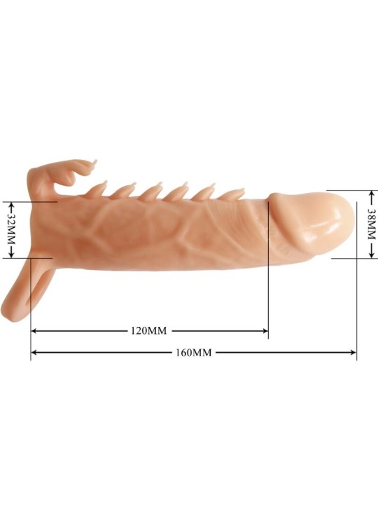 PRETTY LOVE EMMIT FUNDA PARA PENE ESTIMULADOR DE CLITORIS NATURAL