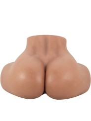CRAZY BULL HAILEY TRASERO VIBRADOR CON VAGINA Y ANO REALISTICO MULATO CONTROL REMOTO