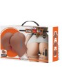 CRAZY BULL HAILEY TRASERO VIBRADOR CON VAGINA Y ANO REALISTICO MULATO CONTROL REMOTO