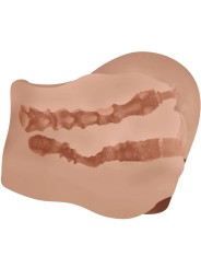 CRAZY BULL MILA TRASERO VIBRADOR CON VAGINA Y ANO REALISTICO NATURAL CONTROL REMOTO