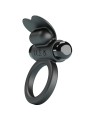 PRETTY LOVE DEBONAIRE ANILLO VIBRADOR CONEJO 10 VIBRACIONES NEGRO