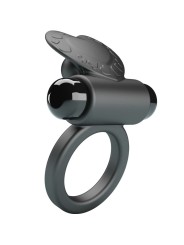 PRETTY LOVE DEBONAIRE ANILLO VIBRADOR CONEJO 10 VIBRACIONES NEGRO