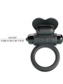 PRETTY LOVE DEBONAIRE ANILLO VIBRADOR CONEJO 10 VIBRACIONES NEGRO