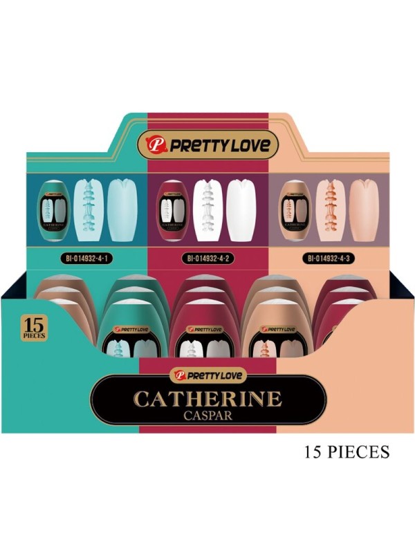 PRETTY LOVE CASPAR PACK 15 MASTRUBADORES MASCULINOS VARIOS
