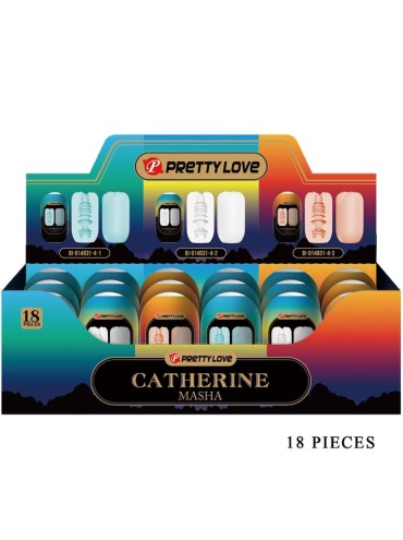 PRETTY LOVE MASHA PACK 18 MASTRUBADORES MASCULINOS VARIOS