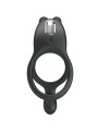 PRETTY LOVE SETH DOBLE ANILLO VIBRADOR RABBIT 7 VIBRACIONES NEGRO